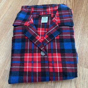 Plaid Cotton Flannel Pajama Pant Set XL